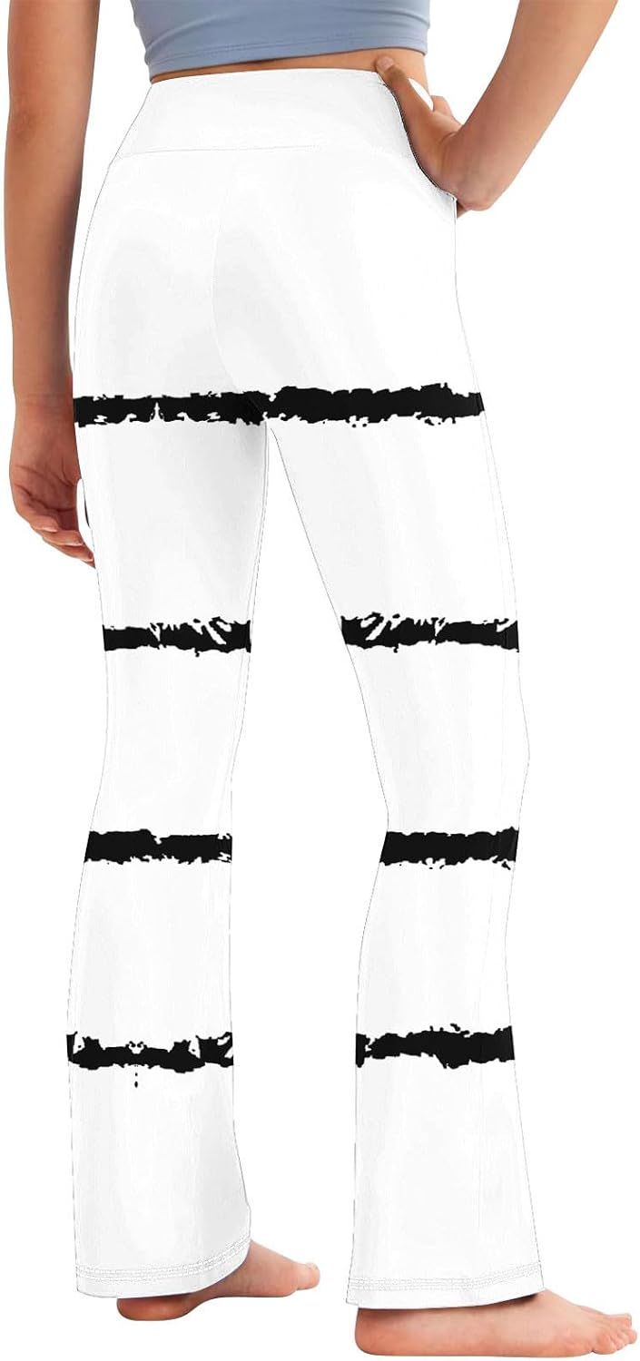 Comfortable Toddler Girls Striped Yoga Pants