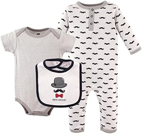 Hudson Baby Unisex Baby Cotton Coverall Bodysuit Set