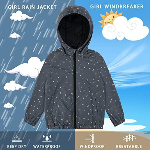 SUNDAY ROSE Boys Girls Rain Jacket
