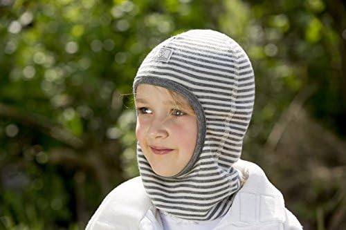 Pickapooh Organic Winter Hats for Babies Merino Wool silk Balaclava
