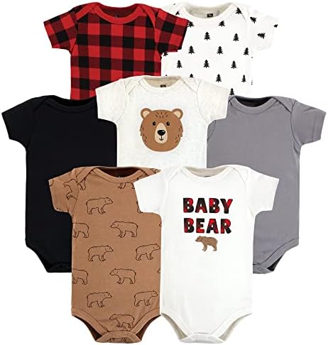 Hudson Baby Soft Cotton Bodysuits 18-24 Months