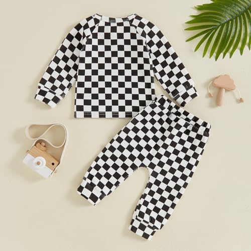Toddler Autumn Outfit Set Boys Long Sleeve T 2