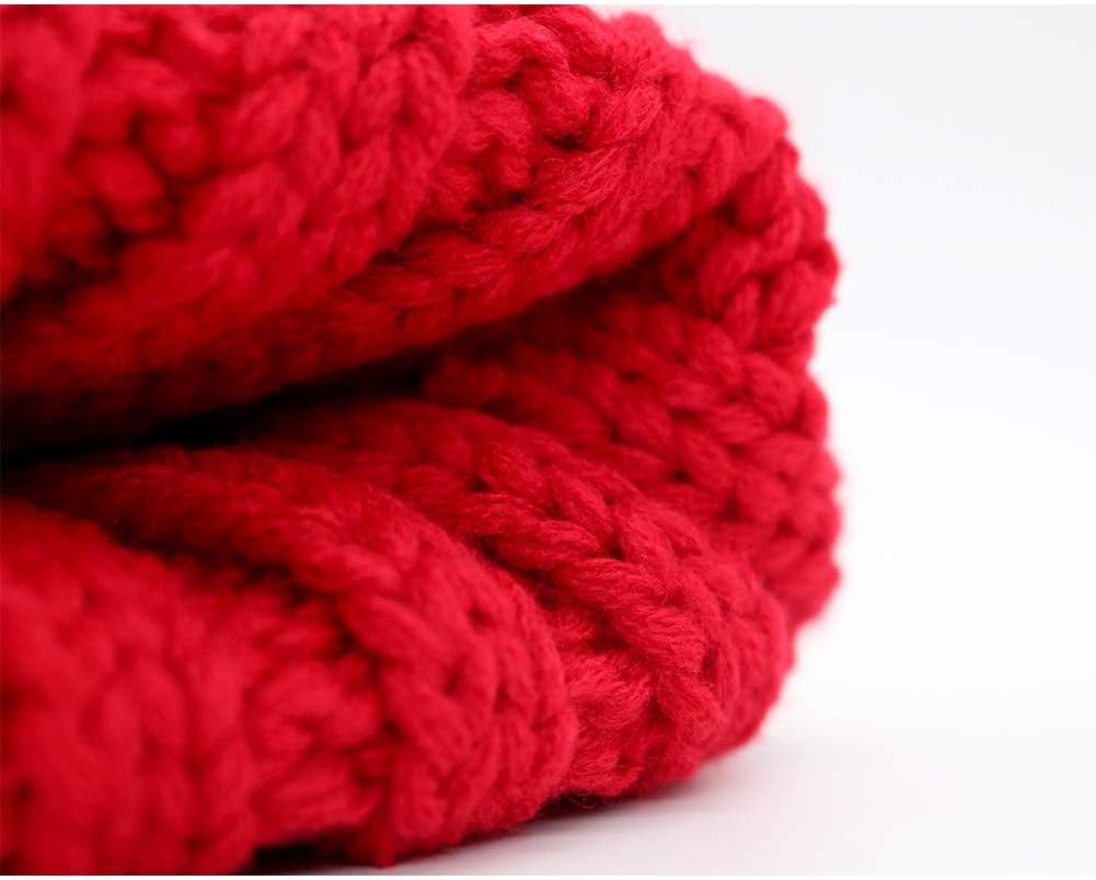IMLECK Baby Pure Color Hand-Knit Knit Hat