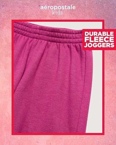 AEROPOSTALE Girls Active Tracksuit Set - Cozy Fleece Pullover Hoodie Jogger Pants