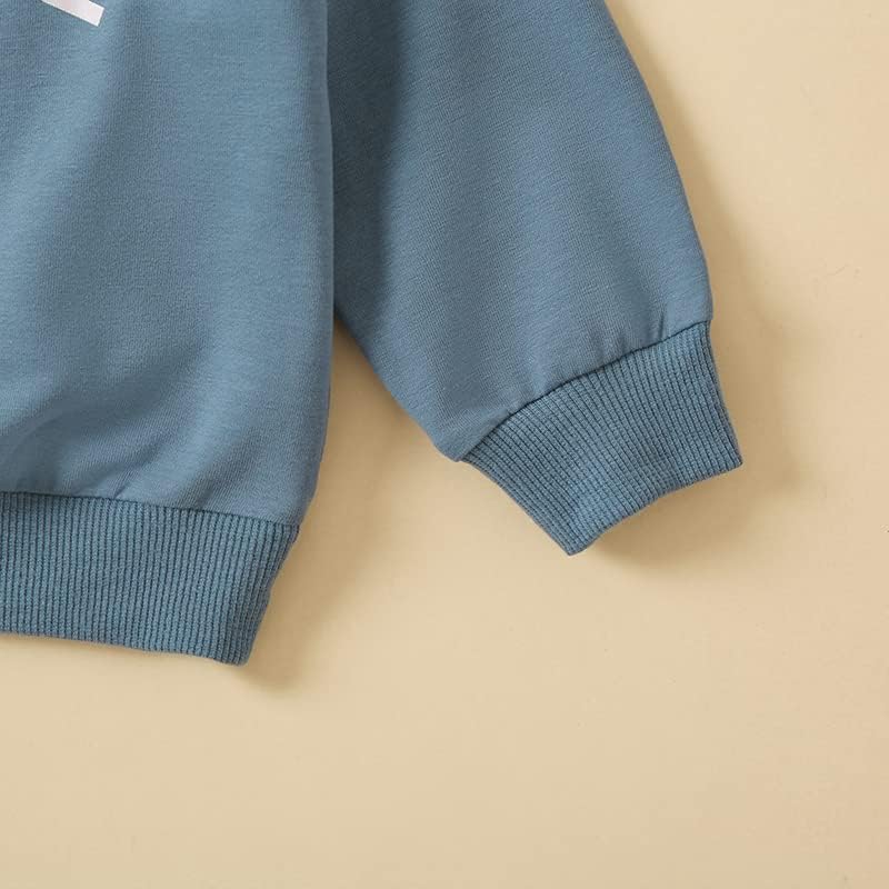 Yingisfitm Toddler Boy Crewneck Sweatshirt Pants Set