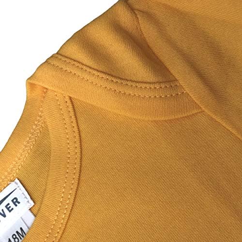 COUVER Baby Infant Toddler Long Sleeve Bodysuit Onesie Plus