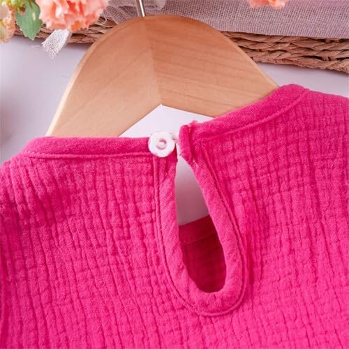 Cute Bow Ruffled Tanks Shorts Set for Toddler Girls Summer Excitement