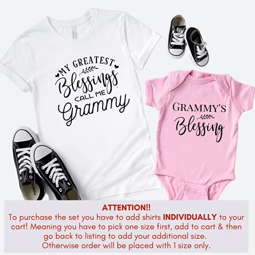 Handmade Grandparent Matching Shirts