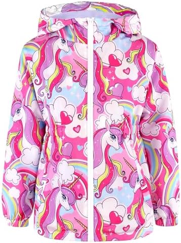 Kids Waterproof Rain Jacket - Lightweight Durable