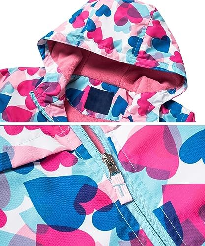 Perfect for Kids Waterproof Rain Jacket with Fleece Lining in US