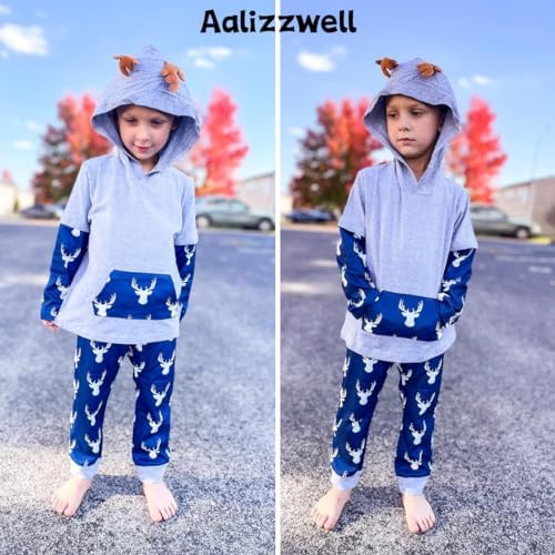 Aalizzwell Toddler Boys Fashionable Comfy Set