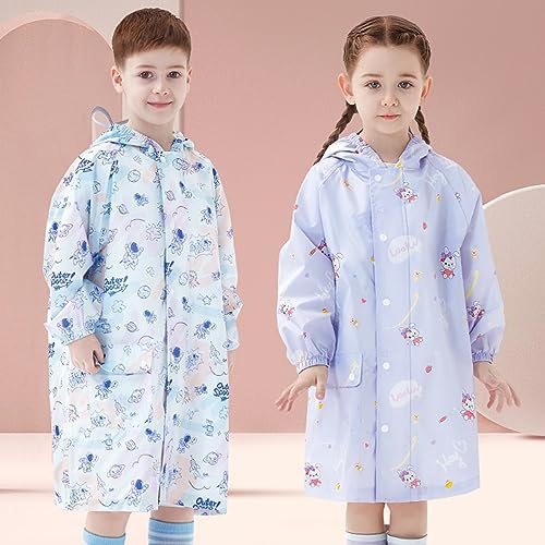 Fouyada Girls Lightweight Rain Coats Waterproof Warm