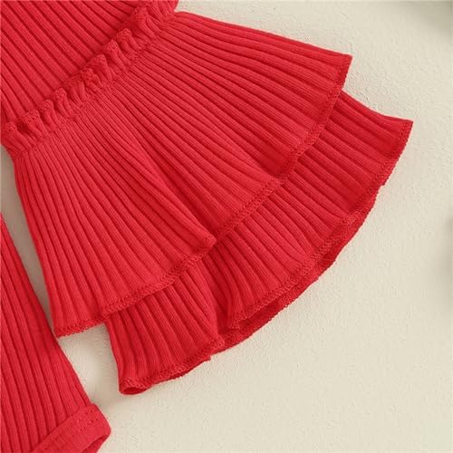 Ruffle Romper Plus Set for Toddler Girls Christmas Accessories