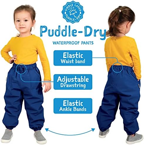 JAN JUL Waterproof Rain Pants for Girls