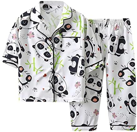 Cartoon Printed Toddler Outfit Set for Girls Boys 2PCS in 2025