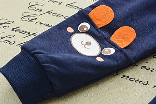 Winter Bear Striped Outfit Set for Babies Kids