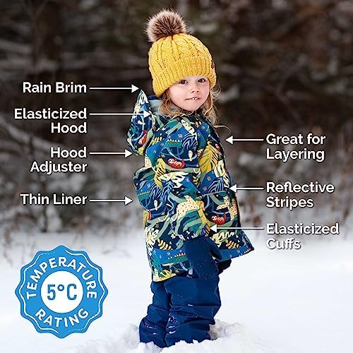JAN JUL Sturdy Waterproof Rain Jacket for Kids