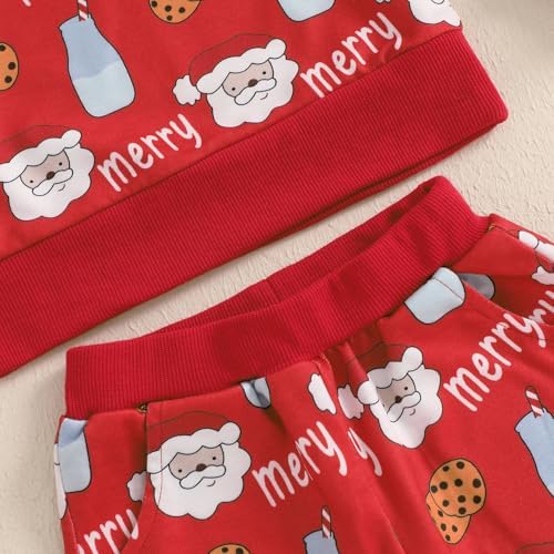 Christmas Toddler Outfit Cozy Soft Set for Boys Girls