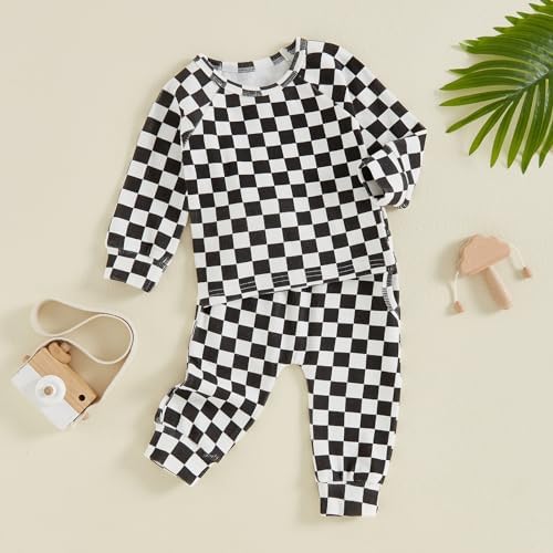 Toddler Autumn Outfit Set Boys Long Sleeve T 2