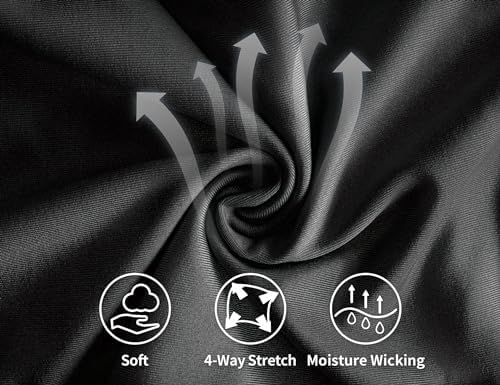 Gnai nach girls high-waisted compression leggings for workout