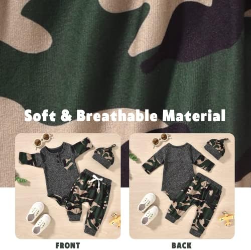 Aalizzwell Newborn Boys Fall Winter Outfit