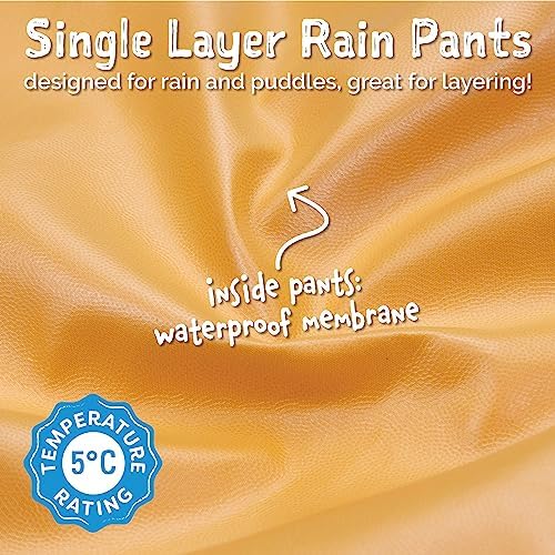 JAN JUL Waterproof Rain Pants for Girls