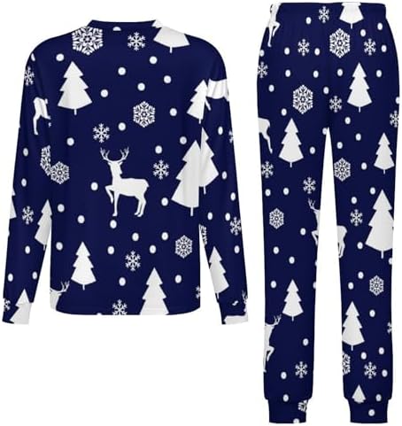 MEIKKO Candy Cane Thermal Underwear Set for Kids