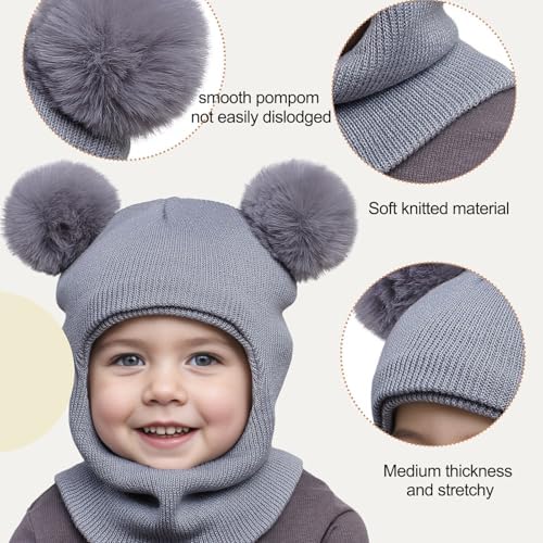 Winter Baby Beanie Scarf Set