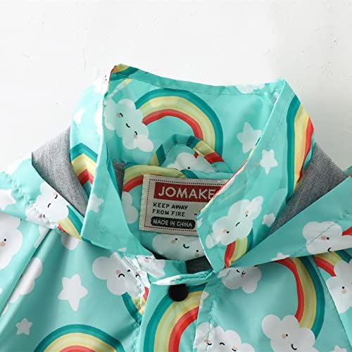 RNTOPToddler Waterproof Rain Jacket Pants Set Light Blue