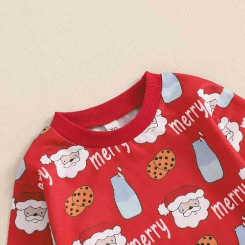 Christmas Toddler Outfit Cozy Soft Set for Boys Girls