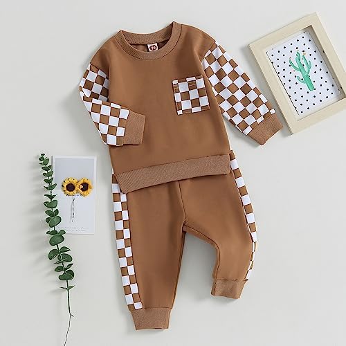 Fanvereka Toddler Newborn Infant Boy FallSpring Outfits Set