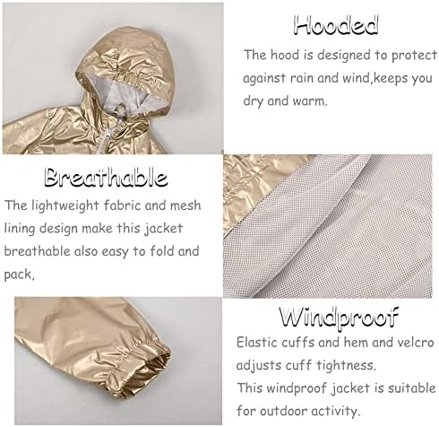 SNOW DREAMS Girls Waterproof Rain Jacket