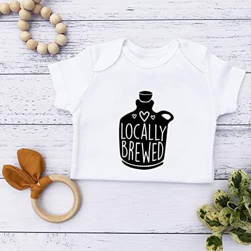 Printique Organic GOTS Certified Baby Onesie for 0-18 Months Trendy Cozy