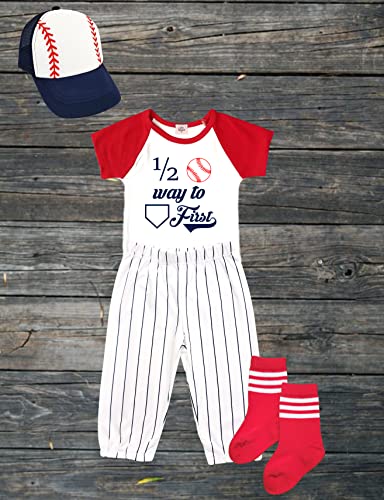 Handmade Baseball 12 Outfit Set for 6 Month Infants