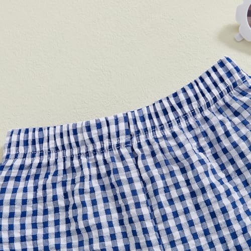 Perfect for Babies Plaid Ruffle Shorts for Toddlers