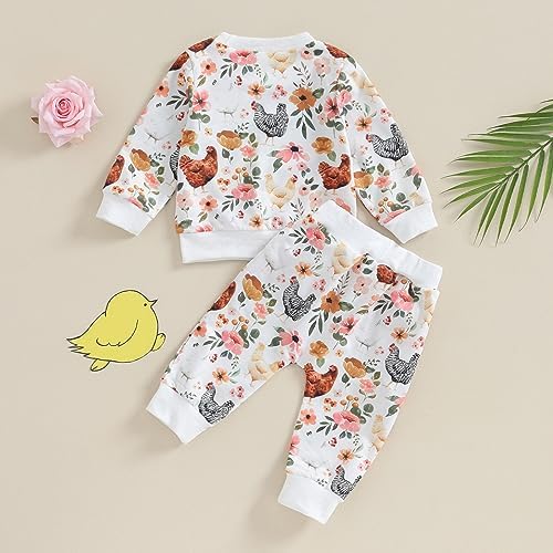 Floral Print Baby Sweaters - FallWinter for Toddler