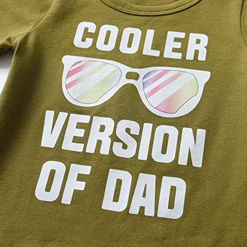 Eghunooy Toddler Boys Playful Printed Outfit Set