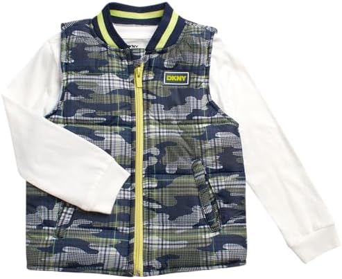 DKNY Boys Quilted Puffer Set