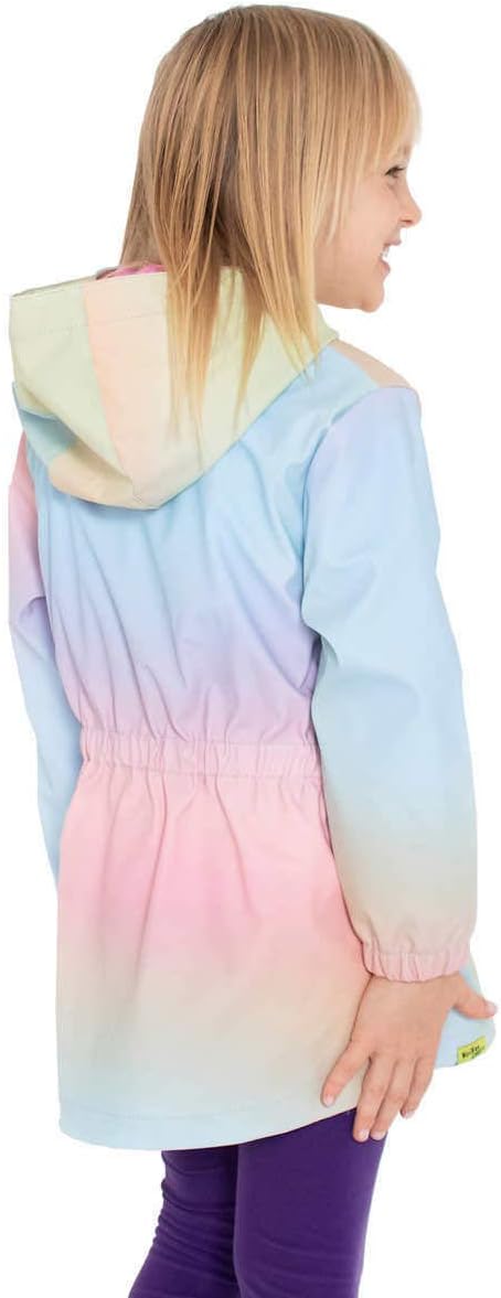 Perfect Girls Ombre Rainbow Rain Coat Iridescent by Western Chief US Made