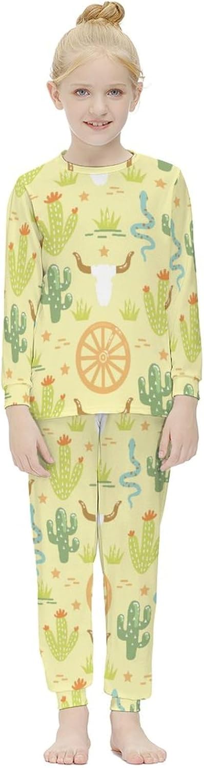 Meiko Girls Thermal Underwear Set - Soft Warm Stretch Fit