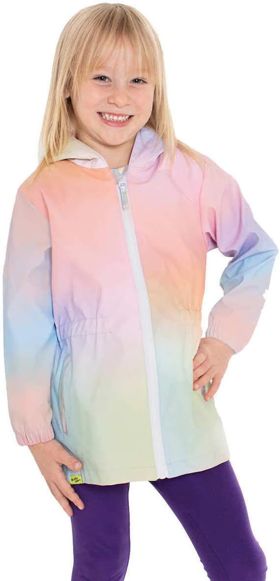 Perfect Girls Ombre Rainbow Rain Coat Iridescent by Western Chief US Made