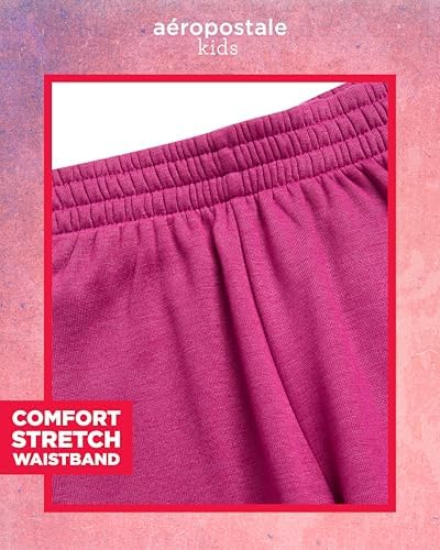 AEROPOSTALE Girls Active Tracksuit Set - Cozy Fleece Pullover Hoodie Jogger Pants