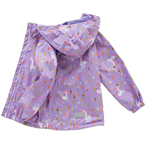 8-9 Year Girls Fewlby Waterproof Rain Jacket Breathable Lightweight kids jackets