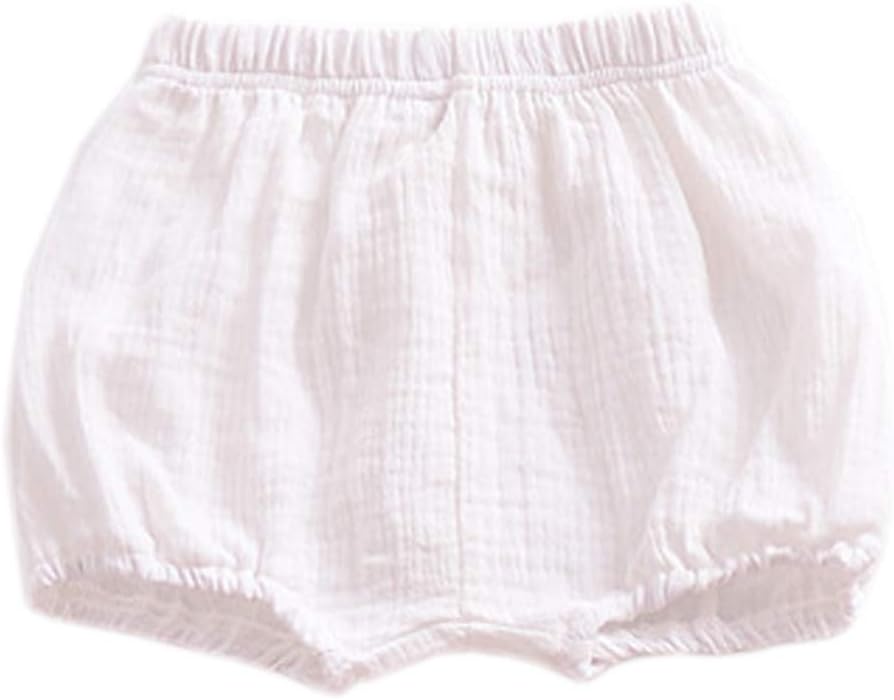 EISHOW 3-Pack Soft Ruffle Summer Harem Shorts for Kids