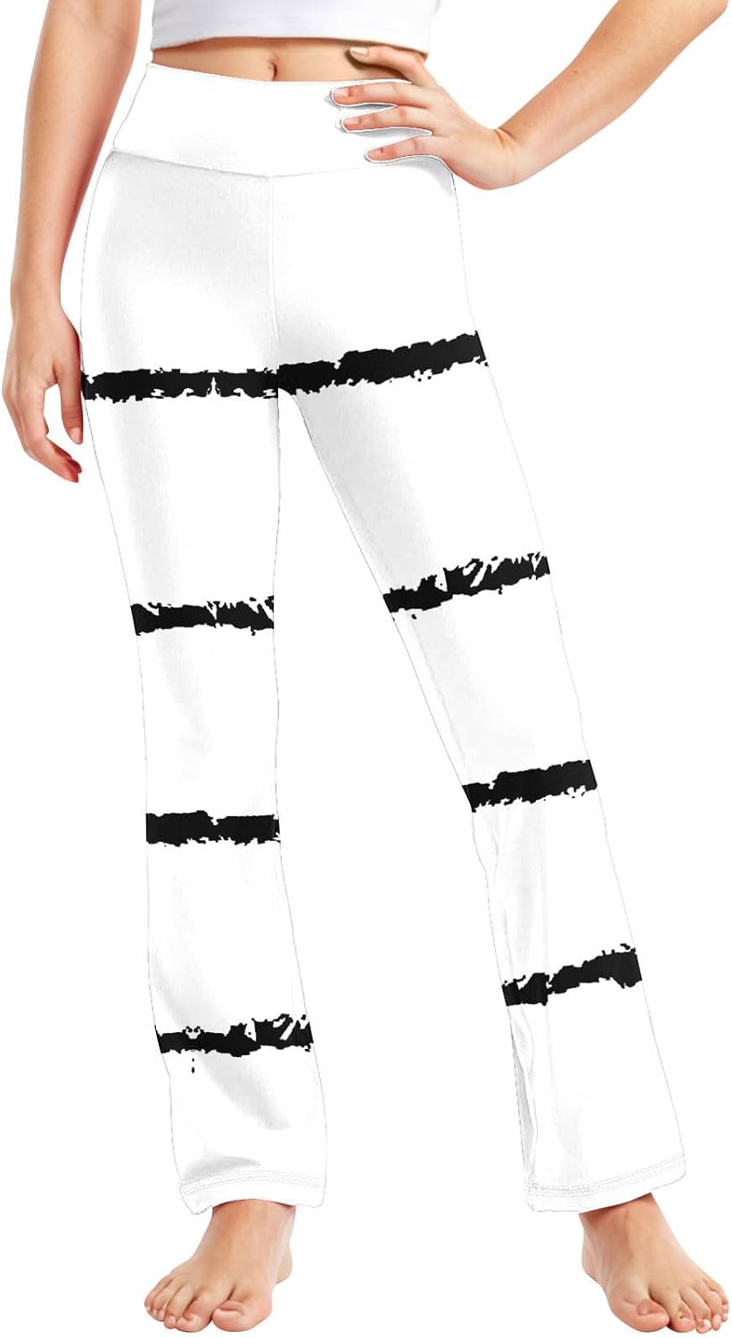 Comfortable Toddler Girls Striped Yoga Pants