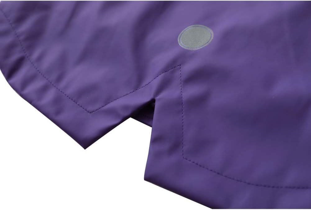 Stay Dry Warm - Hiheart Boys Girls Waterproof Rain Jacket Fleece Lined Softshell