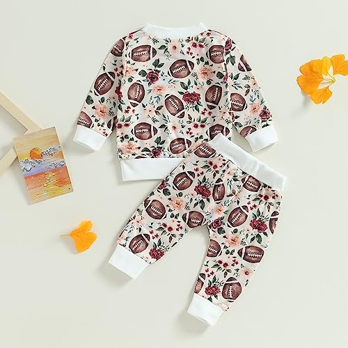 Lamuusaa Newborn Baby Football Outfit for Boys and Girls 10
