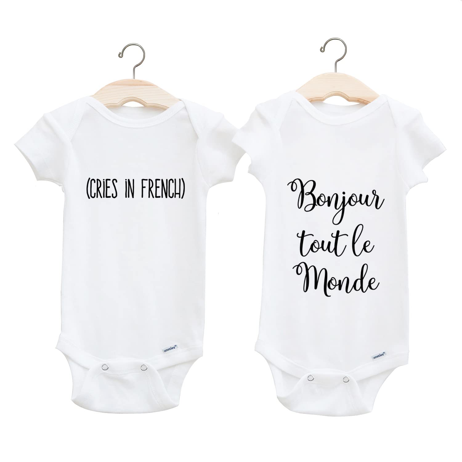 French Bodysuit Gift Set - Bonjour Tout Le Monde
