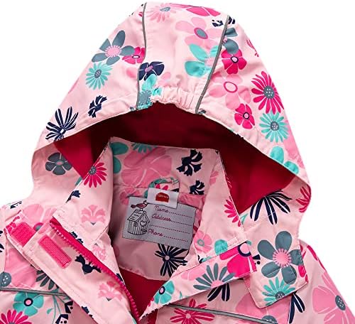 Resogaa Girls Rain Jacket