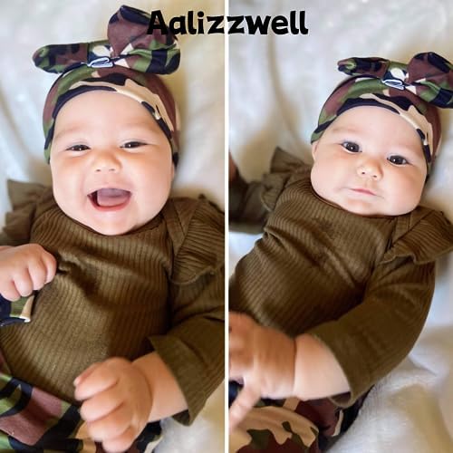 Aalizzwell Ribbed Romper for Newborns Preemies